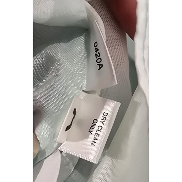 Ann Taylor Womens Silk Dress Empire Waist Babydoll Floral Blue Fairy Y2K Size 10 - Picture 14 of 16